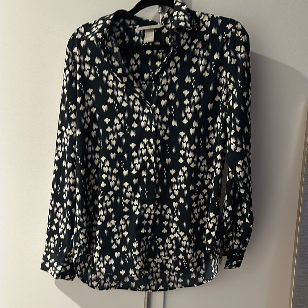 Black and White Women's Top